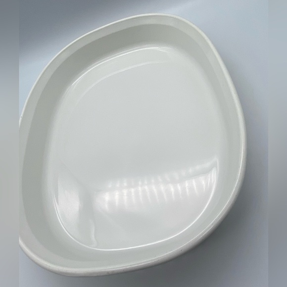 Vintage Corningware Oval French Bisque Open Roaster 2 1/2qt - Picture 11 of 12
